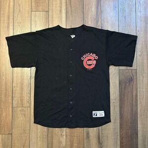 Vintage Logo 7 Chicago Cubs Kerry Wood 34 Baseball‎ Jersey Men's Large Made USA